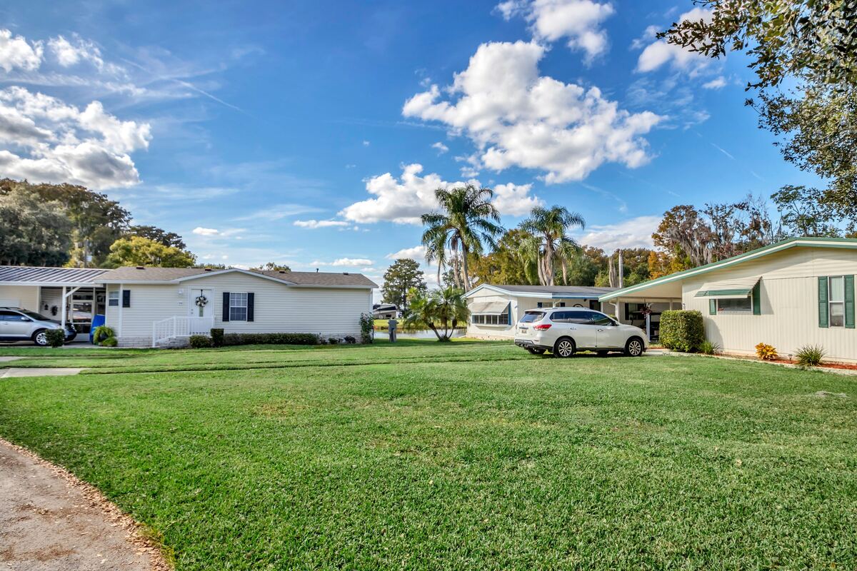 Manufactured-home neighborhood at Hide-A-Way Harbor